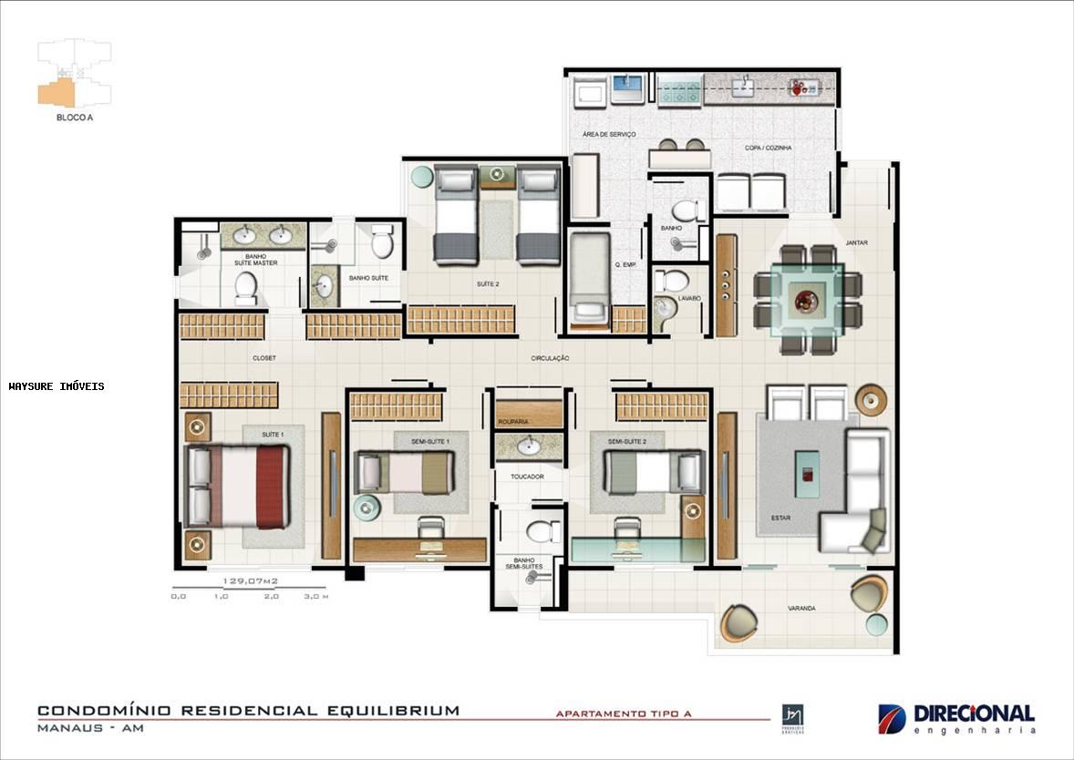 Apartamento à venda com 4 quartos, 130m² - Foto 35