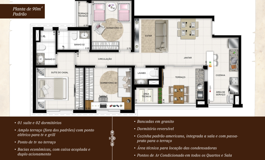 Apartamento à venda com 3 quartos, 90m² - Foto 10