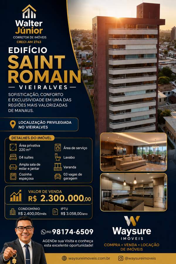 Apartamento, 4 quartos, 220 m² - Foto 1