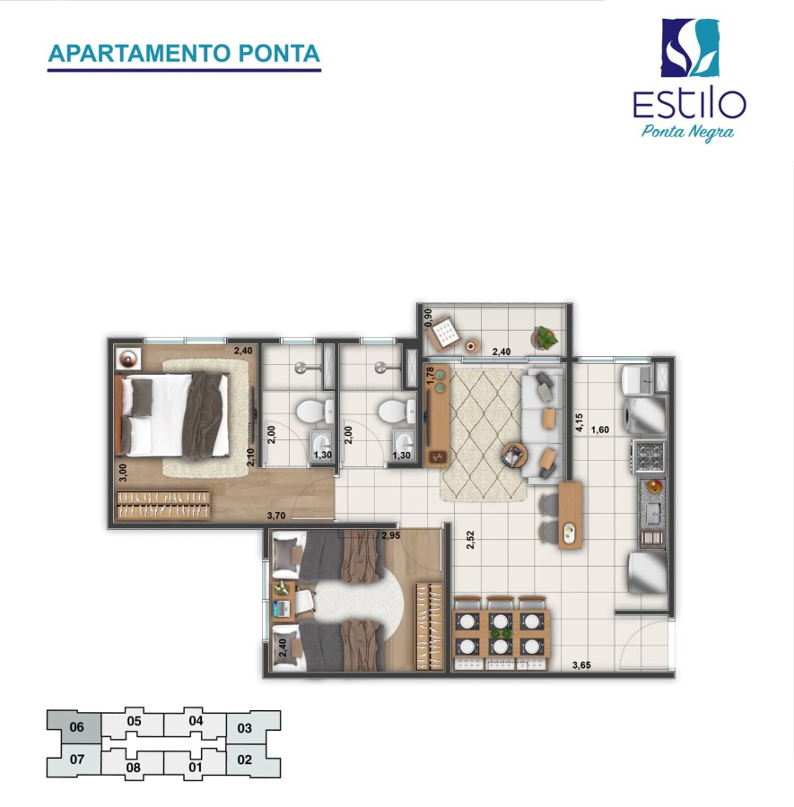 Apartamento, 2 quartos, 50 m² - Foto 37